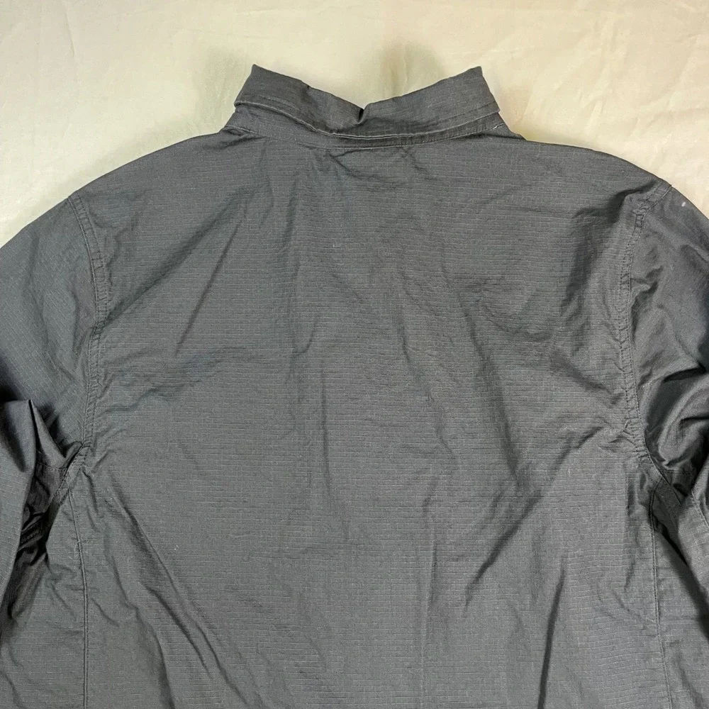 Nike SB Flex Coaches Chore Jacket Black Ripstop Utility Skate Coat Mens Large L - Picture 5 of 16